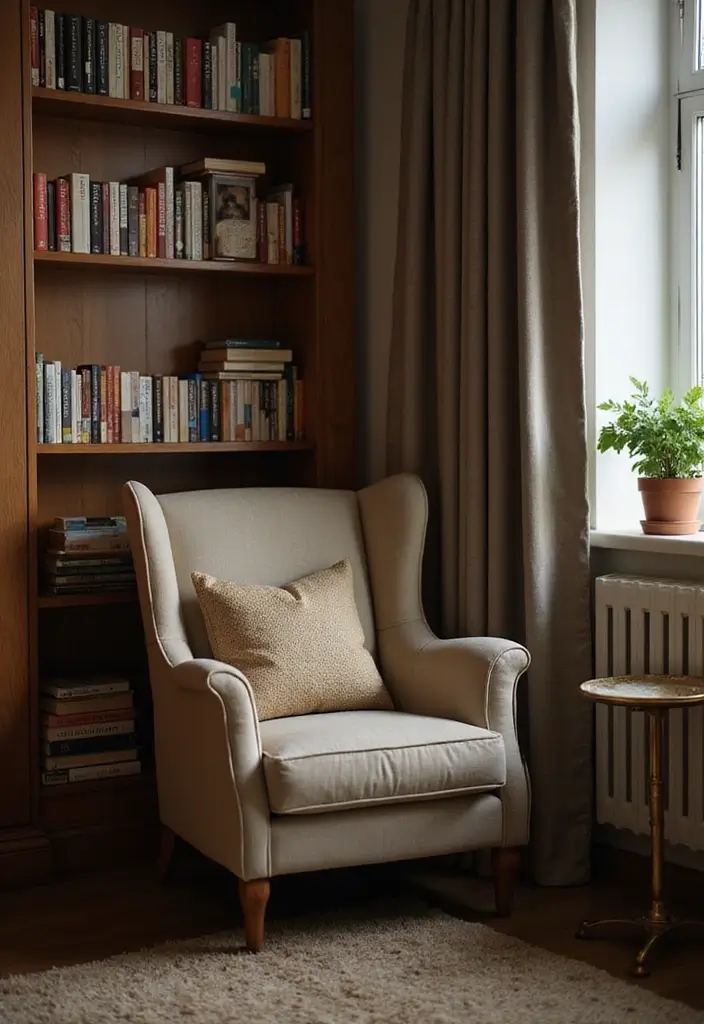 17 Minimalist Home Decor Hacks That’ll Simplify Your Life! - 15. Create a Cozy Reading Nook