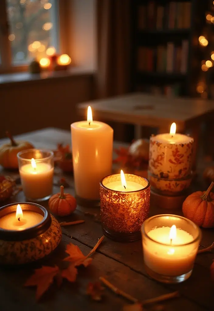 13 Spooky Halloween Decor Ideas for Small Apartments (#9 is my fave!) - 12. Seasonal Scented Candles