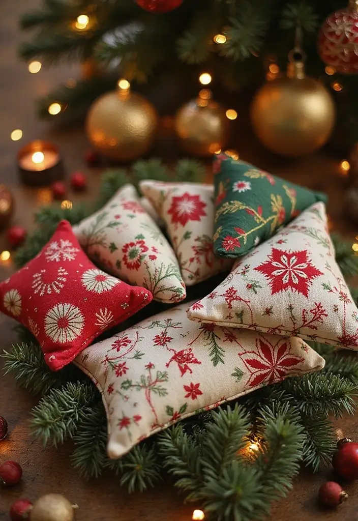 15 DIY Christmas Decor Ideas That Will Transform Your Home (Even #7 Is a Breeze!) - 13. Scented Holiday Sachets