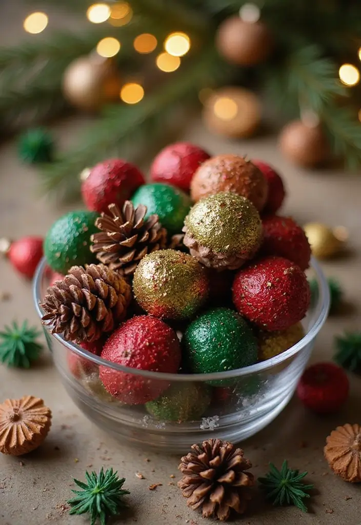 15 DIY Christmas Decor Ideas That Will Transform Your Home (Even #7 Is a Breeze!) - 2. Painted Pinecones