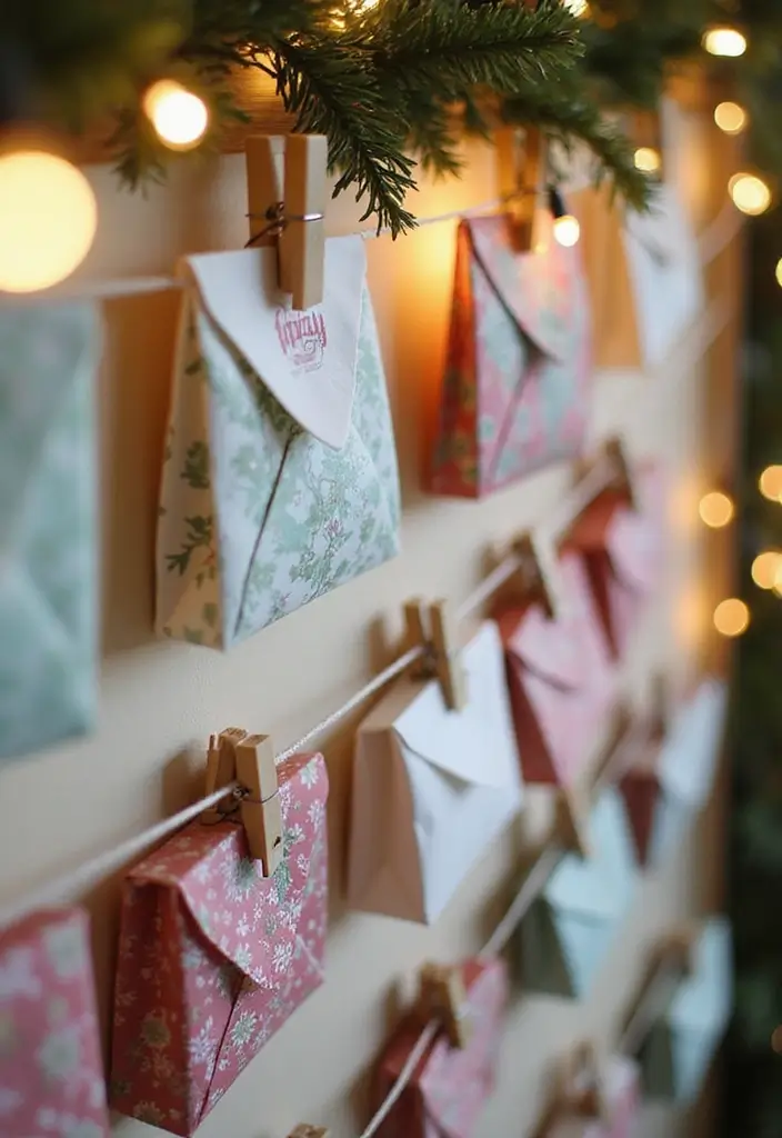 15 DIY Christmas Decor Ideas That Will Transform Your Home (Even #7 Is a Breeze!) - 3. DIY Advent Calendar