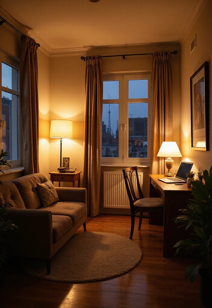 11 Lighting Ideas for Small Rooms That Will Make Them Feel Huge (You Won't Believe #5!) - 11. Use Lighting to Define Zones 1