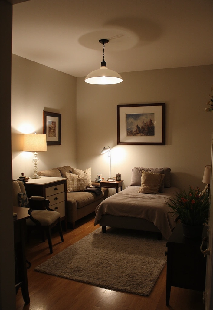 11 Lighting Ideas for Small Rooms That Will Make Them Feel Huge (You Won't Believe #5!) - 5. Layered Lighting Techniques 1