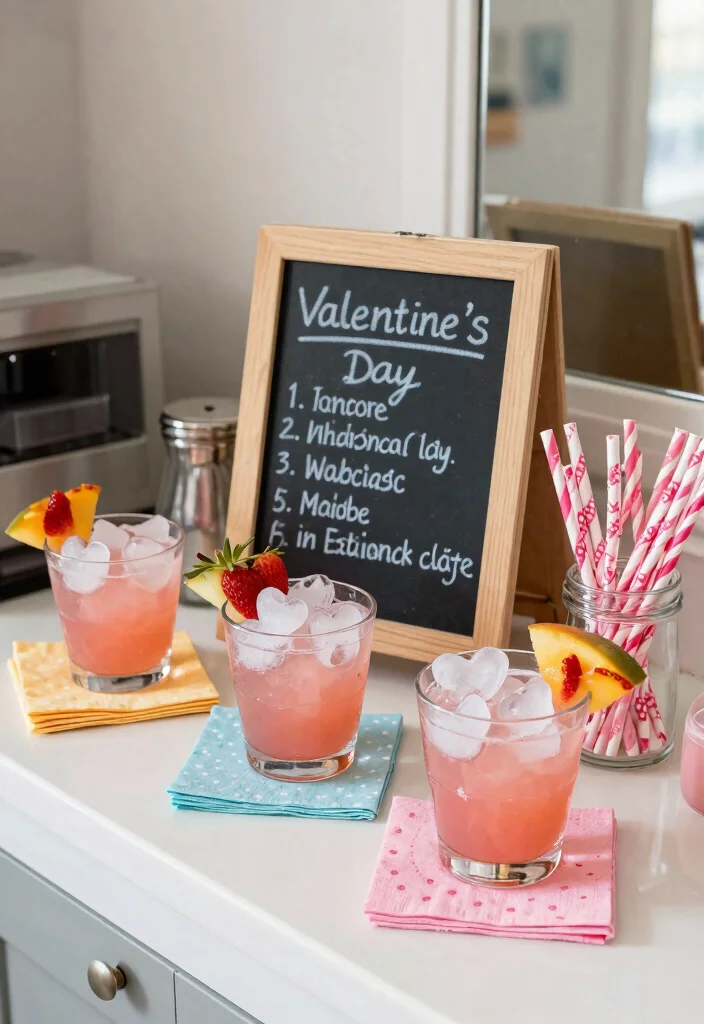 12 Cozy Valentine’s Day Decor Ideas for Your Small Apartment (You’ll Want to Snuggle Up!) - 12. Themed Refreshments 1