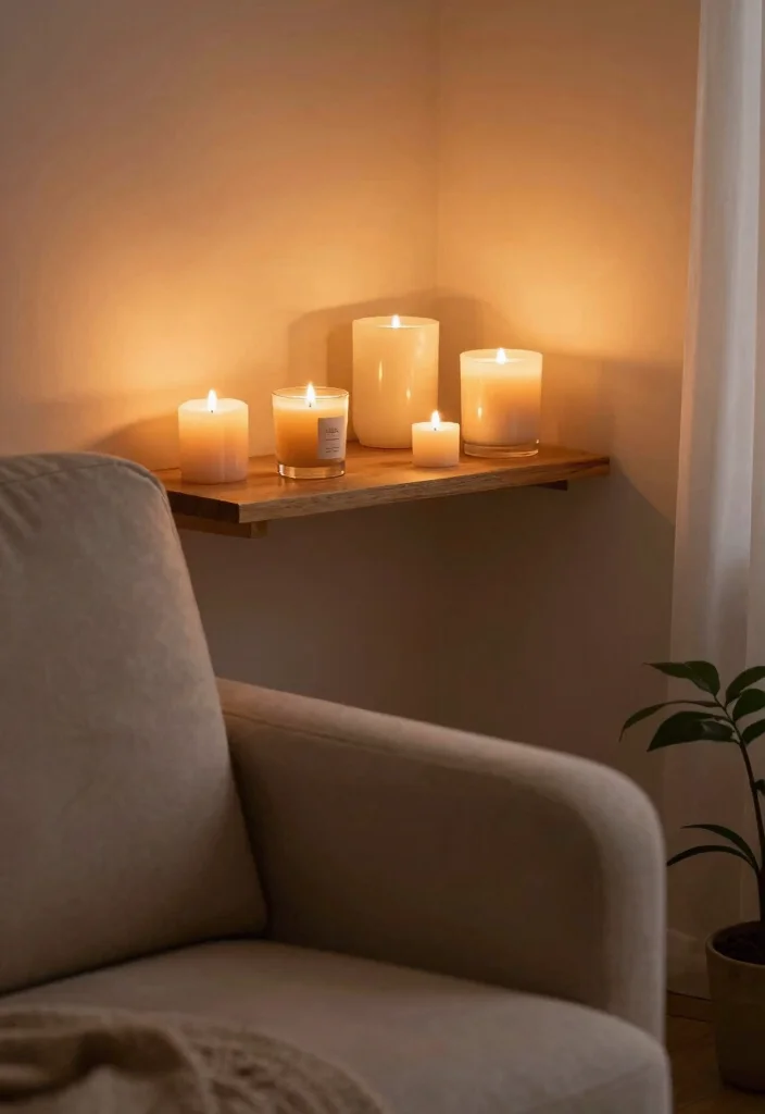 12 Cozy Valentine’s Day Decor Ideas for Your Small Apartment (You’ll Want to Snuggle Up!) - 5. Sweet Scented Candles 1