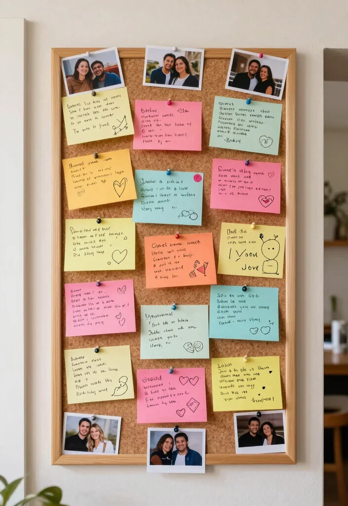 12 Cozy Valentine’s Day Decor Ideas for Your Small Apartment (You’ll Want to Snuggle Up!) - 6. Personalized Love Notes 1