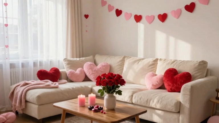 12 Cozy Valentine’s Day Decor Ideas for Your Small Apartment (You’ll Want to Snuggle Up!)