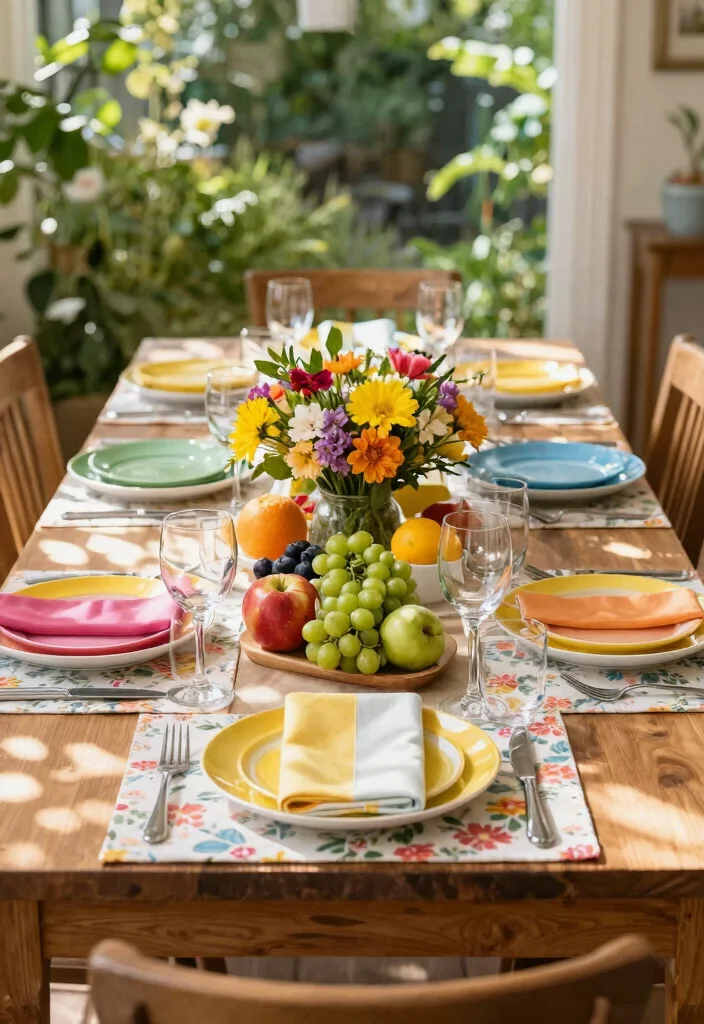 15 Spring Decor Ideas That'll Refresh Your Home in an Instant! - 7. Refresh Your Dining Setup 1