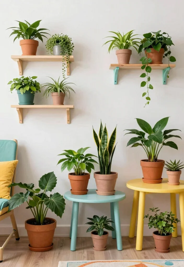 19 Colorful Kids Room Decor Ideas That Your Children Will Absolutely Love! - 19. The Power of Plants 1
