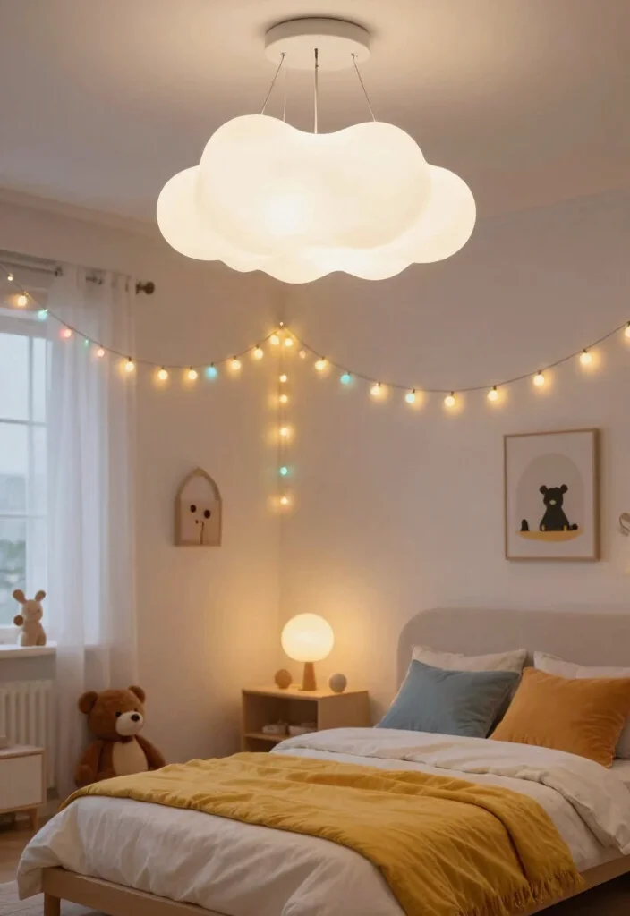 19 Colorful Kids Room Decor Ideas That Your Children Will Absolutely Love! - 5. Fun Lighting Fixtures 1
