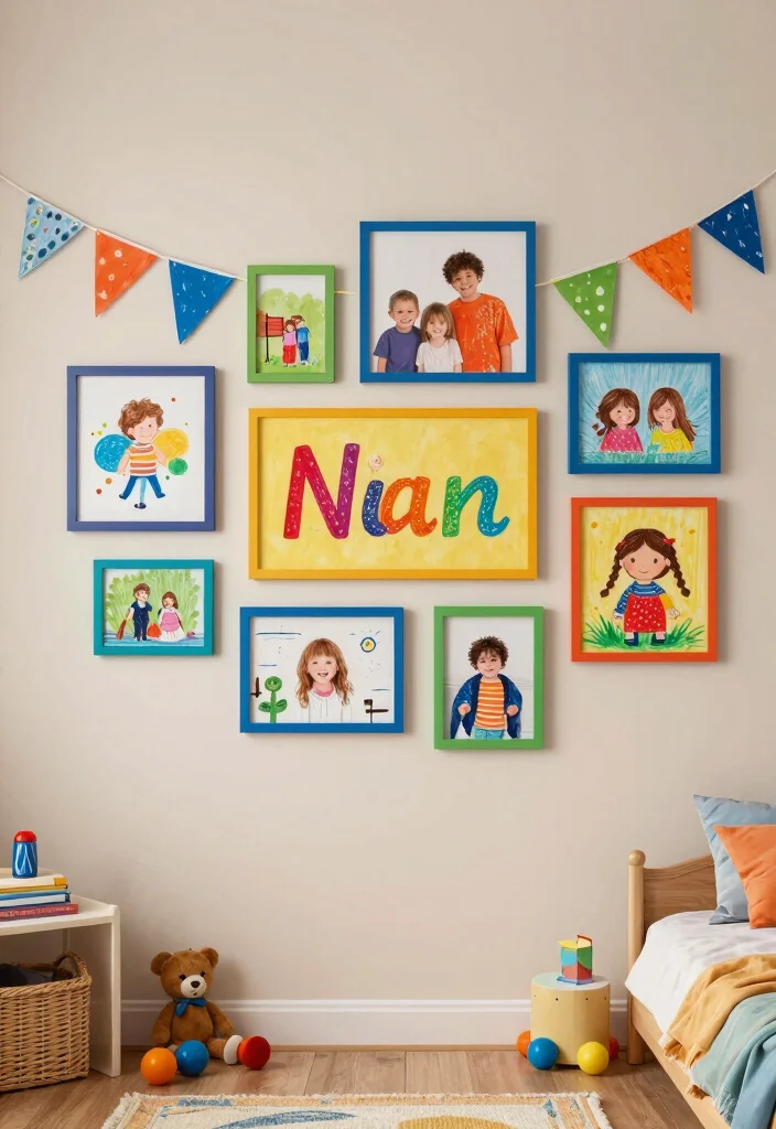 19 Colorful Kids Room Decor Ideas That Your Children Will Absolutely Love! - 7. Personalized Decor 1