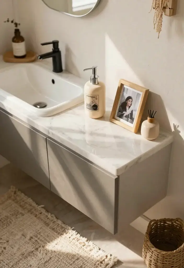 10 Chic Bathroom Decor Ideas That Maximize Small Spaces (Don’t Miss #3!) - 10. Personal Touches 1
