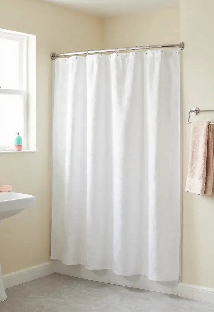 10 Chic Bathroom Decor Ideas That Maximize Small Spaces (Don’t Miss #3!) - 3. Use Light Colors to Brighten the Space 1